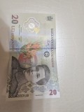 Bacnota 20 lei cu Ecaterina Teodoroiu