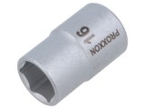 Cap tubular HEX 16mm 1/2" cu 6 puncte