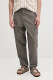 Barbour pantaloni de bumbac Relaxed Fit Cargo barbati, culoarea verde, cu Fit cargo, MTR0759
