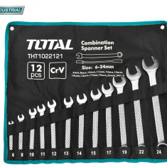 TOTAL - SET 12 CHEI COMBINATE - 6-24MM (INDUSTRIAL) PowerTool TopQuality