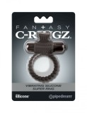 Cumpara ieftin Inel penis cu vibratii, Fantasy C-Ringz, Negru