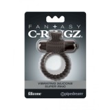Inel penis cu vibratii, Fantasy C-Ringz, Negru