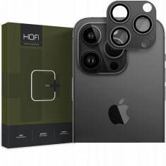 Folie de protectie camera Hofi Fullcam Pro+ pentru Apple iPhone 15 Pro/15 Pro Max Negru