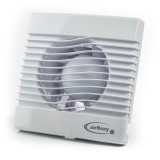 Ventilator baie pRim &Oslash; 100 TS, Timer, Debit 104 m3/h, Garantie 3 ani, Alb