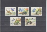 A12 S5 5 - Timbre foarte vechi - Cuba - animale preistorice, Fauna, Stampilat