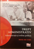 Drept administrativ Administratie si ordine publica Note de curs