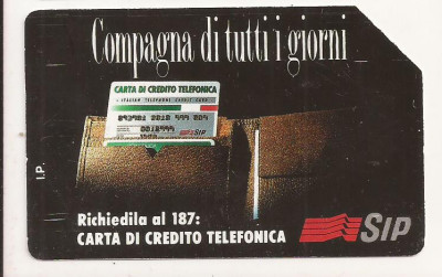 CT1-Cartela Telefonica -Telecom Italia - 10000 Lire - Campania di tutti i giorni foto