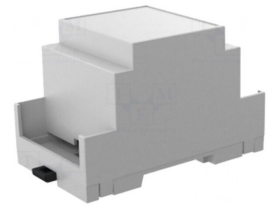 Carcasă pentru șină DIN 90x53x53mm PPO Gri foto