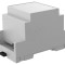 Carcasă pentru șină DIN 90x53x53mm PPO Gri