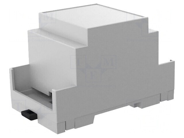 Carcasă pentru șină DIN 90x53x53mm PPO Gri