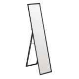 Oglinda de podea cu rama neagra din lemn, 160x40cm, CMCLASS