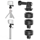 Cumpara ieftin Adaptor multifunctional quick release Surewo, atasare magnetica, blocare pivotanta, compatibil GoPro Hero 13,12,11,10,9,8,7,6, DJI Osmo Action, Insta