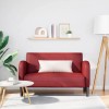 VidaXL Canapea cu rădăcină roșu vin 110 cm piele artificială 4100539