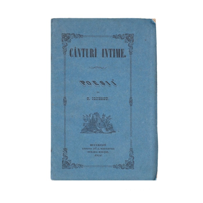 R. Ionescu, C&acirc;nturi intime, 1854