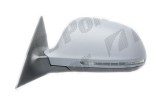 Oglinda exterioara Audi A6 (C6), 10.2008-03.2011, partea Dreapta, culoare sticla crom, sticla asferica, carcasa grunduita, cu incalzire, ajustare ele