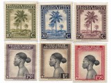 Congo Belgian - Inscriptia "BELGISCH CONGO - CONGO BELGE", 1942 - valori neobliterate