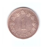 Moneda Malta 1 cent 1975, stare buna, curata