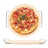 Tava pizza pentru coacere si servire, diametru 33 cm, alba, Klausberg