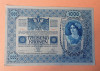 1000 Koroane 1902, Austro-Ungaria, Bancnota Transilvania, Imperiu, Serie 1845, Colectie