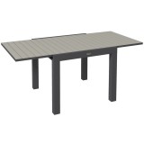 Masă extensibilă pentru terasă Outsunny, cu 4-6 locuri, 81-162 cm | Aosom Romania