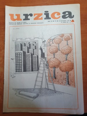 revista urzica 15 septembrie 1989 -revista de satira si umor foto