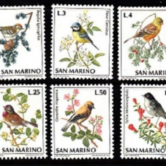 San Marino 1972 - pasari, serie neuzata
