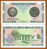 !!! UZBEKISTAN - 1 SUM 1994 - P 73 - UNC