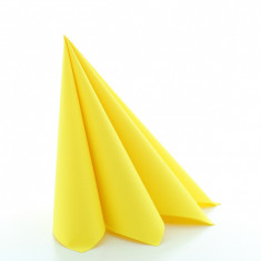 Servetele de masa festive Linclass - Yellow (Galben) / 40 x 40 cm / 50 buc