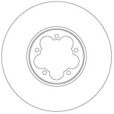 TRW DF6921S Disc frana