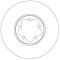 TRW DF6921S Disc frana