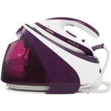 Statie de calcat Heinner HIS-D3007IX, 3000 W, 7 bar, 1.8 L, talpa ceramica, oprire automata, Violet