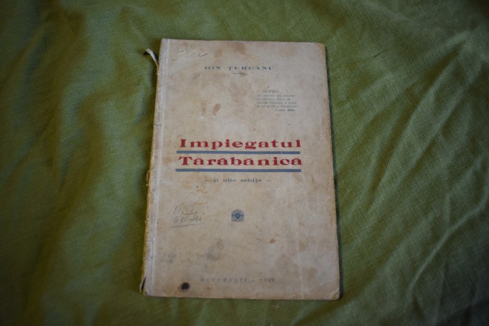 Ion Turcanu - Impiegatul Tarabanica (1935)