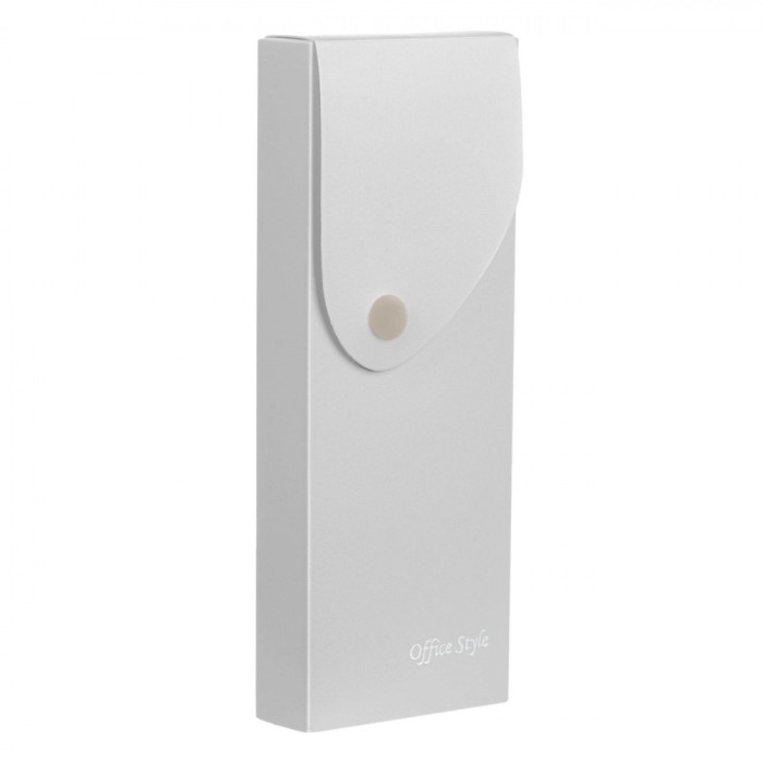 Penar Plastic Soft Touch, Gri, 20x7.5x2.5 cm, &Icirc;nchidere Capsă