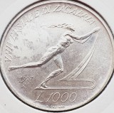 Cumpara ieftin 701 San Marino 1000 Lire 1987 Zagreb University Games km 214 argint, Europa