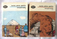TORQUEMADA. Roman, Vol I+II, Benito Perez Galdos, 1984. BPT 1198-1199. Carti noi foto
