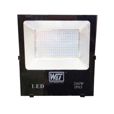 Proiector LED 200W 200LEDuri SMD Alb Rece IP65 220V WT foto