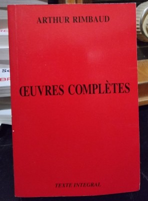 Oeuvres completes - Arthur Rimbaud foto