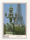 FR1 -Carte Postala - FRANTA- Paris, Pont Alexandre III : detail, necirculata, Fotografie