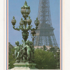 FR1 -Carte Postala - FRANTA- Paris, Pont Alexandre III : detail, necirculata