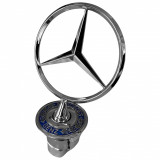Emblema Capota Am Mercedes-Benz 44MM Crom / Albastru EM-BENZ, General