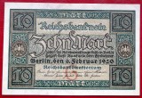 Germania 10 Mark 1920 seria 646 UNC necirculata **