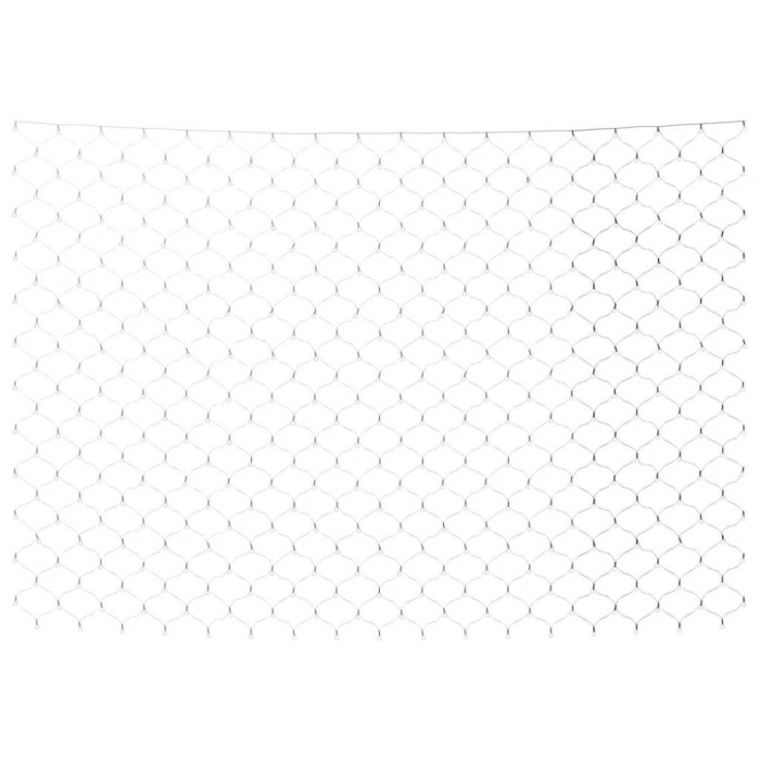 Plasa lumini de Craciun 204 LED-uri, alb rece, 3x2 m, int./ext.