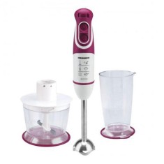 Blender de mana Heinner Charm HB-600BG, multifunctional: tocator, tel si cana de mixat, 600W, 2 viteze + turbo