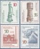 DDR 1986 - Uzine de apa, pompe de apa, serie neuzata