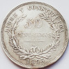 662 Uruguay 50 centesimos 1893 km 16 argint, America Centrala si de Sud