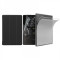 Set 3 in 1 husa carte, husa silicon si folie protectie ecran pentru Huawei MediaPad T5 10.1 inch, negru