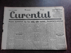 Ziarul Curentul , director Pamfil Seicaru , 8 mai nr.1889/1933 foto