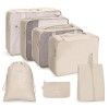 Set de voiaj, 7 genti organizatoare diferite dimensiuni, Oem