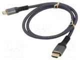 Cablu DisplayPort 1.2 la HDMI 2.0 Goobay