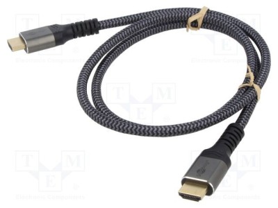 Cablu DisplayPort 1.2 la HDMI 2.0 Goobay foto